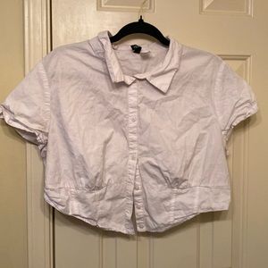 Women short sleeve crop top